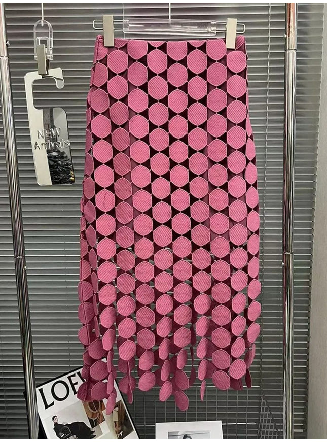 Ziva Tassel Midi Skirt - Fashion Pov