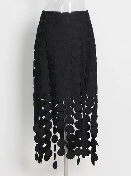 Ziva Tassel Midi Skirt - Fashion Pov