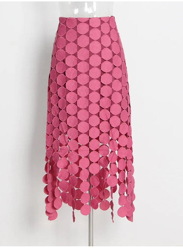 Ziva Tassel Midi Skirt - Fashion Pov