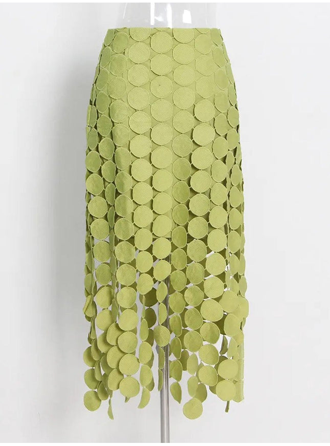 Ziva Tassel Midi Skirt - Fashion Pov