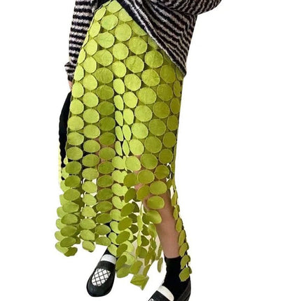 Ziva Tassel Midi Skirt - Fashion Pov