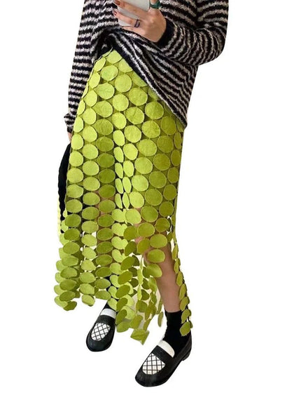 Ziva Tassel Midi Skirt - Fashion Pov