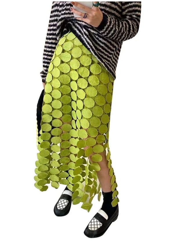 Ziva Tassel Midi Skirt - Fashion Pov